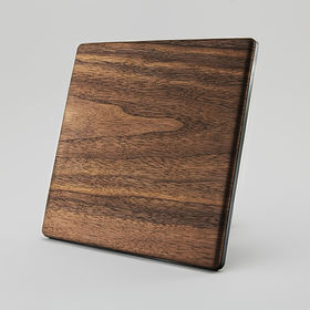Real wood material combined with plastic features 